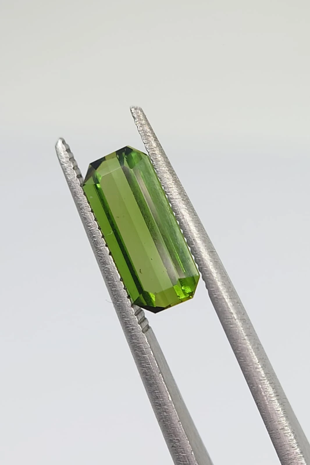 1.6ct Natural Green Tourmaline Emerald Cut loose Gemstone from Nigeria — view 4